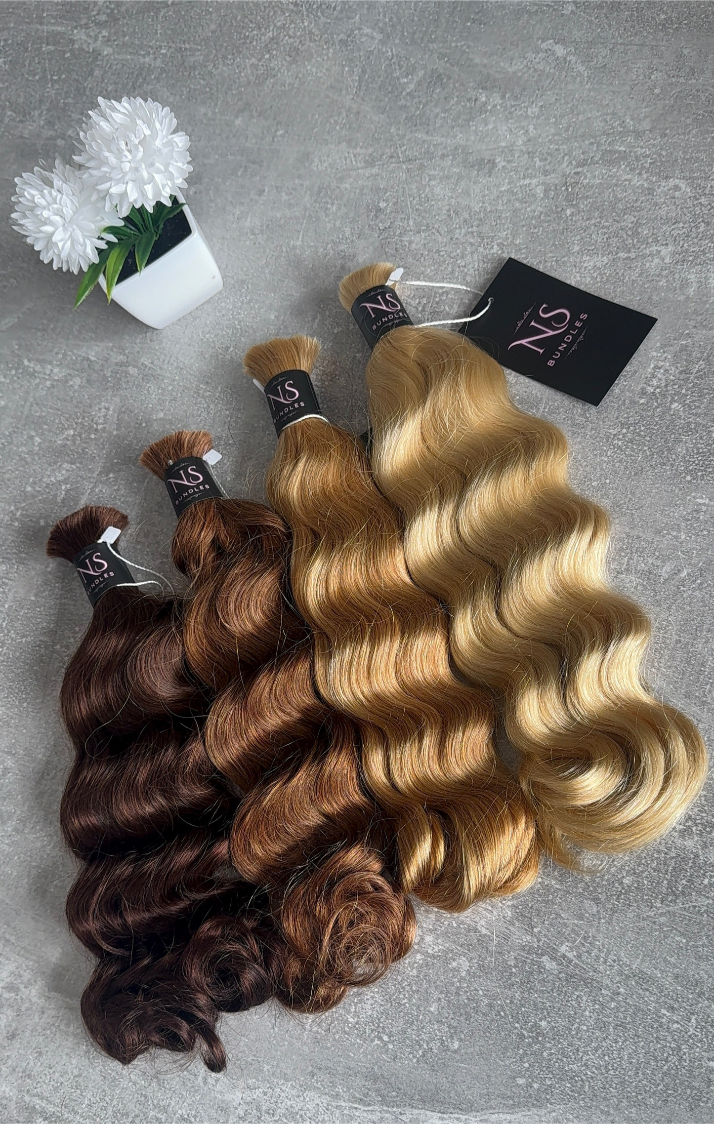 Browns, Blondes & Burgundy Bulk Hair