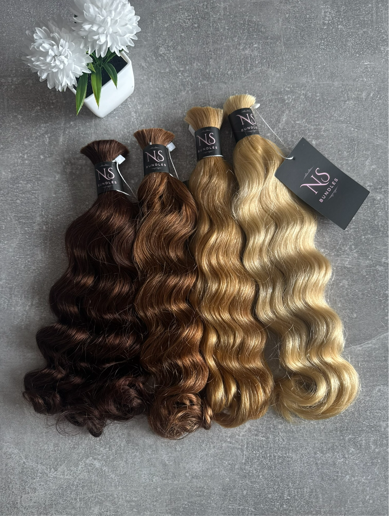 Browns, Blondes & Burgundy Bulk Hair