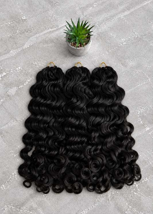 Indian Curl Crotchet Hair